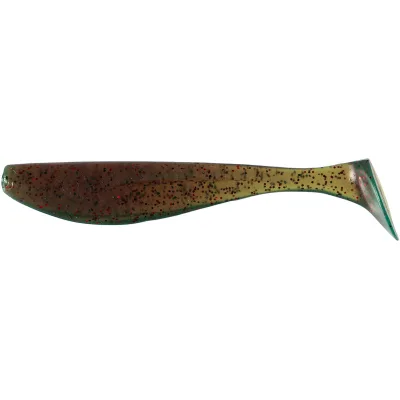 Силікон рибальський FishUP Wizzle Shad 3" 019 - Motor Oil/Red (8шт/уп) (1864.13.83)