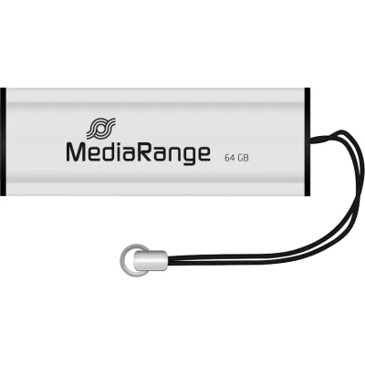 USB флеш накопичувач Mediarange 64GB Black/Silver USB 3.0 (MR917)