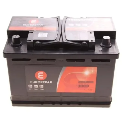 Акумулятор автомобільний EUROREPAR EFB Stop & Start 70Ah 720A R+ (1620012580)