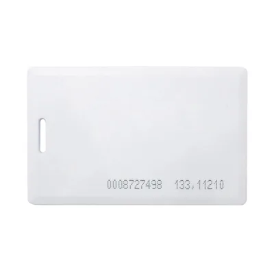 Безконтактна картка EM-Marine 1.8мм white, чип TK4100 с номером (1.8мм white, чіп TK4100 з номером)