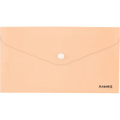 Папка - конверт Axent DL 180мкм Pastelini Персикова (1414-42-A)