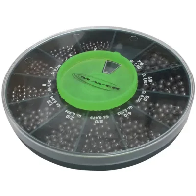 Грузило Maver набір Scatola Pallini Supercalibrati 250g 3-7/0 (1300.34.49)