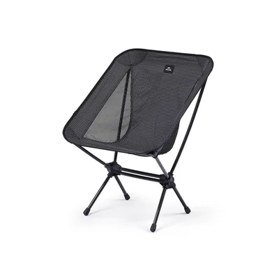 Стілець складаний Naturehike Moon YL08 NH20JJ027, 600D Oxford / алюміній, чорний
