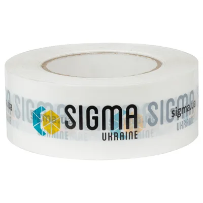 Стрічка клейка пакувальна 200м SIGMA UKRAINE (8401641)
