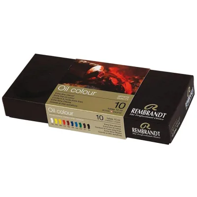 Олійні фарби Royal Talens Rembrandt 10 кольорів по 15 мл (8712079231316)