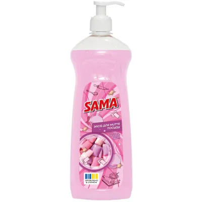 Засіб для ручного миття посуду Sama Bubble Gum 1000 г (4820270632116)