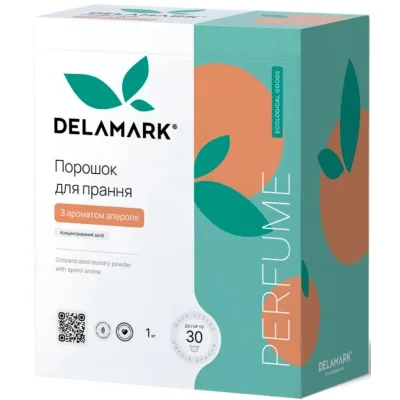 Пральний порошок DeLaMark з ароматом Апероля 1 кг (4820152332509)