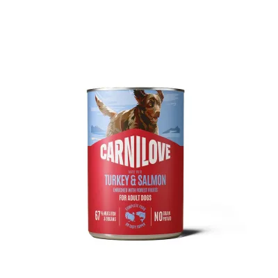Консерви для собак Carnilove Salmon & Turkey 400 г (8595602582839)