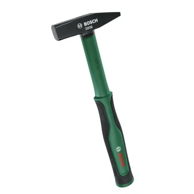 Молоток Bosch слюсарний 300г 30см руків'я скловолокно з м‘яким бампером (1.600.A03.4GL)
