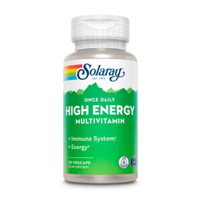 Вітамінно-мінеральний комплекс Solaray Мультивітаміни, без заліза, Once Daily High Energy Iron-Free, 30 вегет (SOR47304)