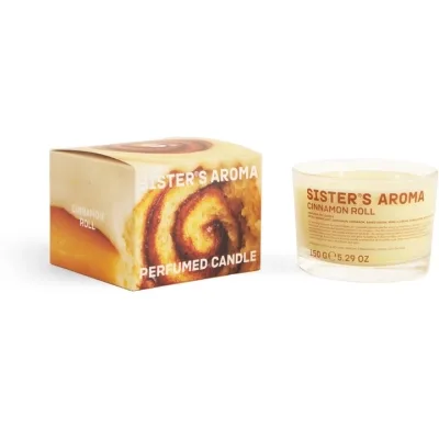 Ароматична свічка Sister's Aroma Cinnamon Roll 150 г (4820227786367)