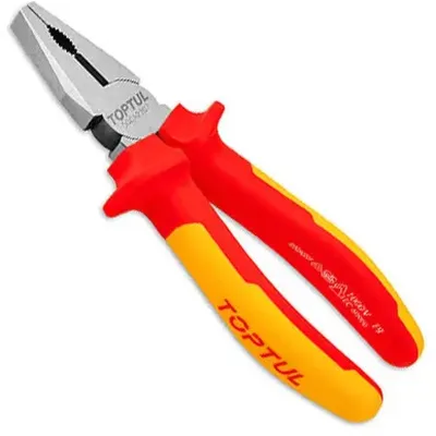 Плоскогубці Toptul із ізольованими ручками, пасатижі 8" 1000V (DGCA2208)
