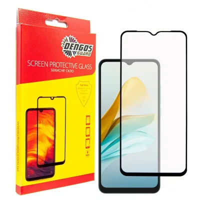 Скло захисне Dengos ZTE Blade A53/A53 Pro (black) (TGFG-332)