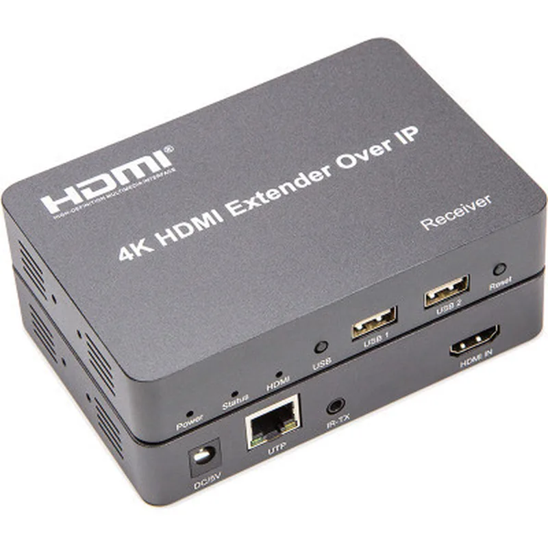 Адаптер HDMI extender 150m HDMI 4K/30hz CAT5E/6 PowerPlant (CA912957)
