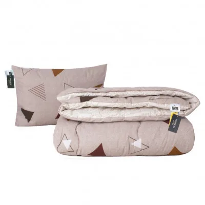 Ковдра MirSon Набір Tencel Зима №3070 Color Fun Line Geometry (ковдра + подушка середня) 220х240+50х70 (2200004848013)