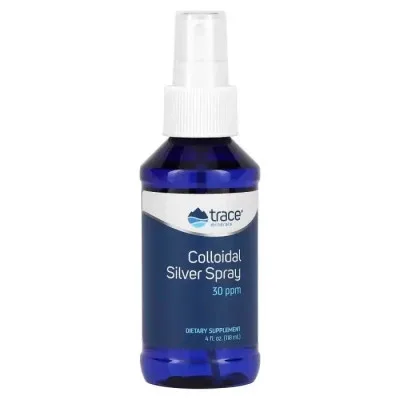 Мінерали Trace Minerals Коллоидное серебро, Colloidal Silver Spray, 118 мл (TMR-00319)