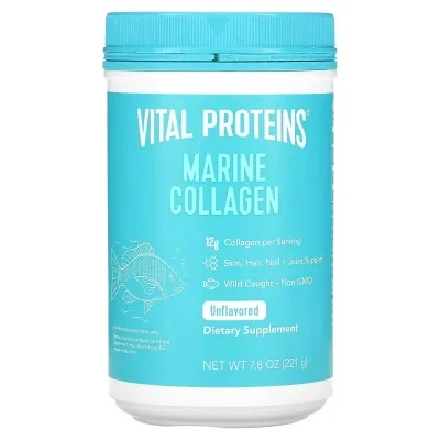 Вітамінно-мінеральний комплекс Vital Proteins Морський колаген з дикої риби, без добавок, Marine Collagen, Wi (VTP00548)