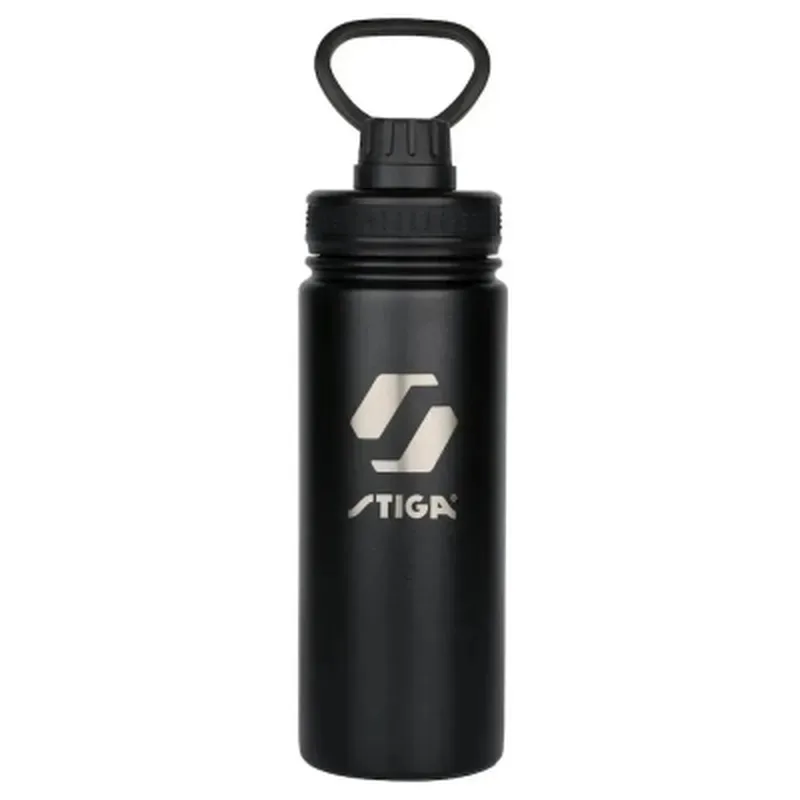Пляшка для води Stiga Water Bottle Steel Black 550ml (2905-0101-55) (931287)