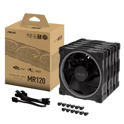 Кулер до корпусу ASUS PRIME MR120 REVERSE ARGB BLACK 3IN1 (90DA00L0-B09020)
