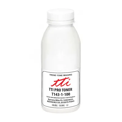 Тонер Kyocera Mita FS-1040/6025, M2040/M2135, ECOSYS P3045 , 100г Black TTI (T143-1-100)