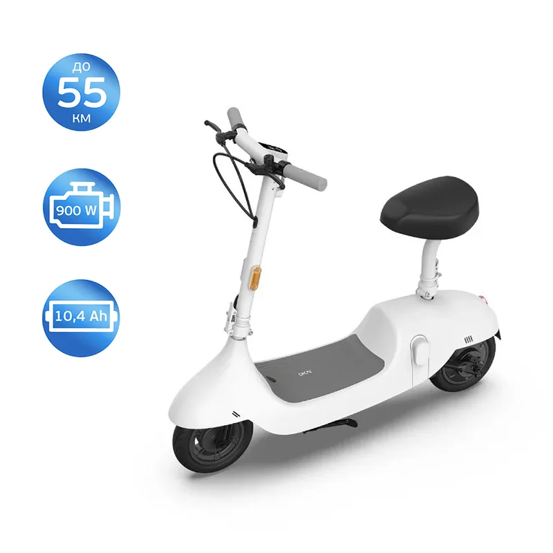 Електросамокат OKAI Ceetle PRO EA10C 10" 900 Вт 10.4 Ah White (EA10C-W)