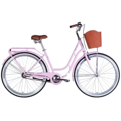 Велосипед Dorozhnik 28" RETRO Velosteel рама-19" ST 2025 світло-рожевий (OPS-D-28-430)