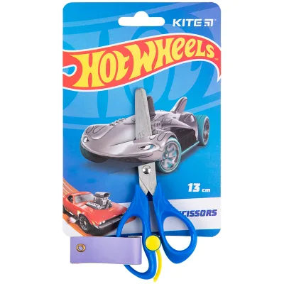 Ножиці Kite дитячі з пружиною Hot Wheels 13 см (HW23-129)
