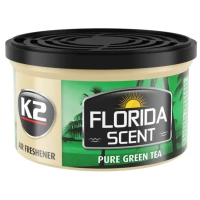 Ароматизатор для автомобіля K2 Florida Scent "Чистий зелений чай" 42 г (V87ZHE)