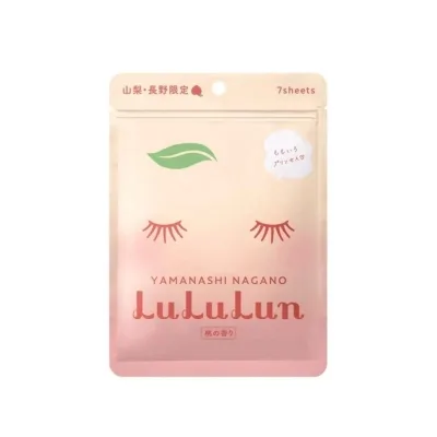 Маска для обличчя Lululun Premium Face Mask Персик з Яманасі 7 шт (4582305065916)