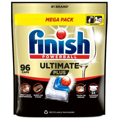 Таблетки для посудомийних машин Finish Ultimate Plus All in 1 96 шт. (5908252020935)