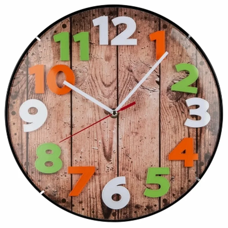 Настінний годинник Technoline Wood Brown (WT7435) (DAS301308)