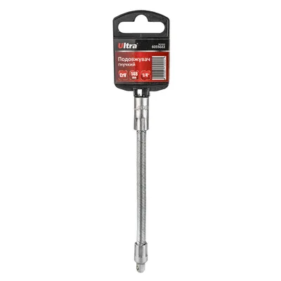 Подовжувач гнучкий 1/4" 148мм CrV ULTRA (6055022)