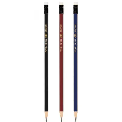 Олівець графітний Baoke НВ, з гумкою, триграний (PENCIL-BAO-PL1677)