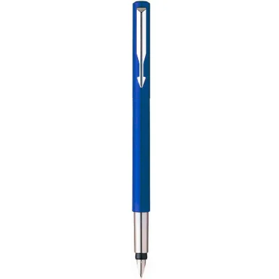 Ручка пір'яна Parker VECTOR 17  Blue  FP M блістер (05 716)