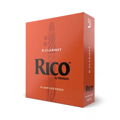 Тростина для кларнета D'Addario Rico - Bb Clarinet #2.0 - 10 Pack (RCA1020)