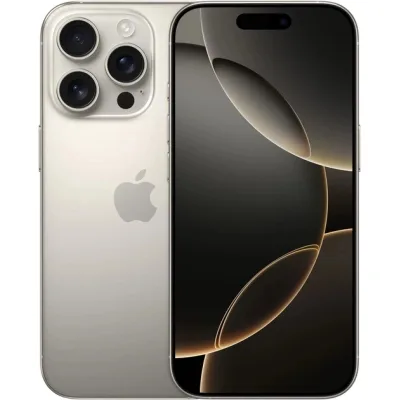 Мобільний телефон Apple iPhone 16 Pro 256Gb eSim Natural Titanium (Grade B) USED (iP16Pr2eNaT_B)