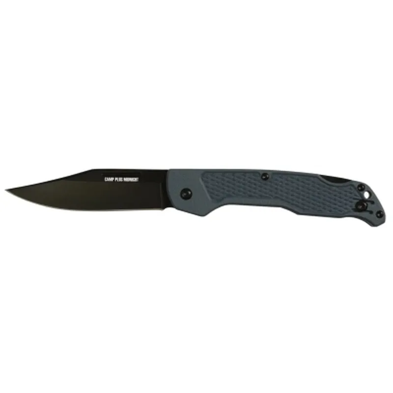 Ніж Ontario Knife Camp Plus EDC Midnight Grey (ON4315GREY)