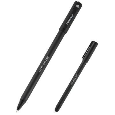 Ручка кулькова Unimax Ultron 2X 0.7 мм Чорна (UX-146-02)