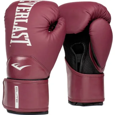 Боксерські рукавички Everlast Elite 2 Boxing Glove P00003300 бордовий 10 унцій (009283624002)