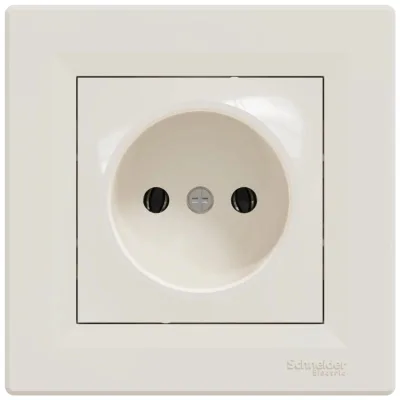 Розетка Schneider Electric ASFORA без заземлення крем (EPH3000123)