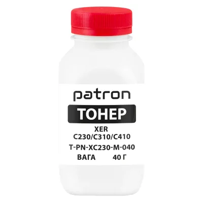 Тонер XER C230/C310/C410, 40 г, Magenta Patron (PN-XC230-M-040)