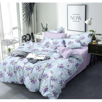 Постільна білизна MirSon Бязь 17-0130 Lavender sea 160х220 (2200001637122)