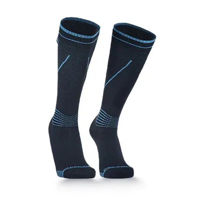 Водонепроникні шкарпетки Dexshell Longlite Socks 2.0, блакитні смужки L (43-46) (DS72506JBB-L)