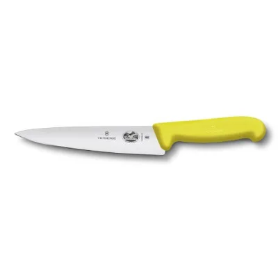 Кухонний ніж Victorinox Fibrox розділочний 19 см, жовтий (5.2008.19)