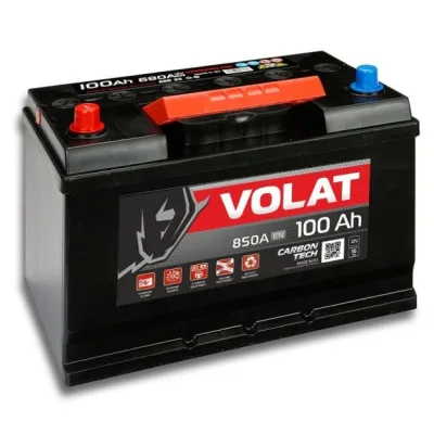 Акумулятор автомобільний VOLAT 100A +прав (0) (L5) 850А
