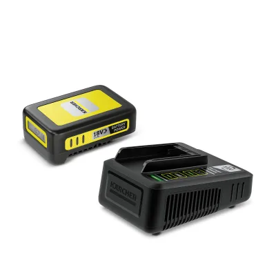 Набір акумулятор + зарядний пристрій Karcher 18 V 2.5 Ah, набір з швідкісним ЗП (2.445-062.0)