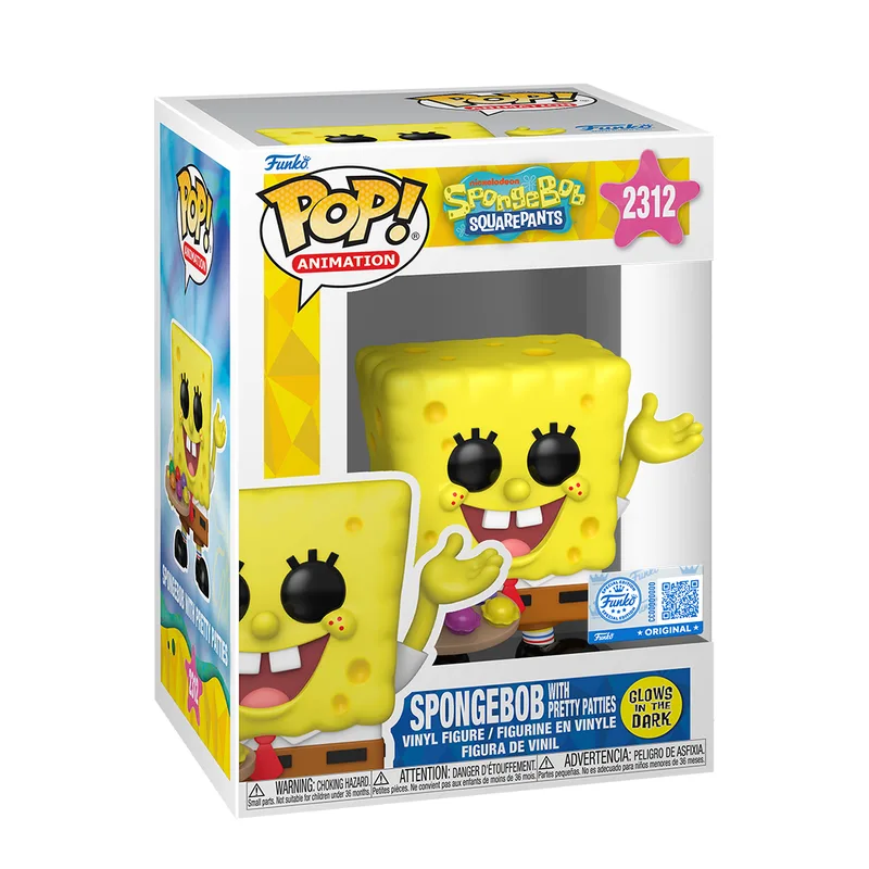 Фігурка Funko Pop серії Губка: Губка Боб з крабсбургерами (GW) (92009)