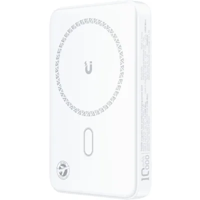 Батарея універсальна Acefast Magnetic Wireless 10000mAh, 20W, PD, QC/3.0, QI 15W, M26, White (6974316285212)
