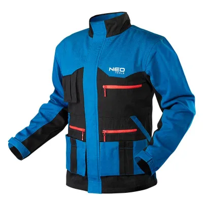 Куртка робоча Neo Tools HD+, розмір XL (54), 275 г/м2,бавовна, високий комір, кишені (81-215-XL)