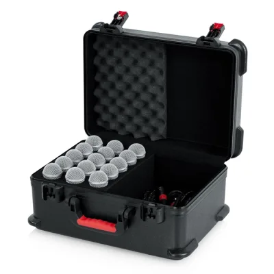 Кейс для звукового обладнання Gator Case w/ Drops for 15 Mics (GTSA-MIC15)